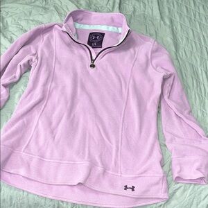 Under Armour Women's Light Purple Quarter-Zip Sweatshirt
